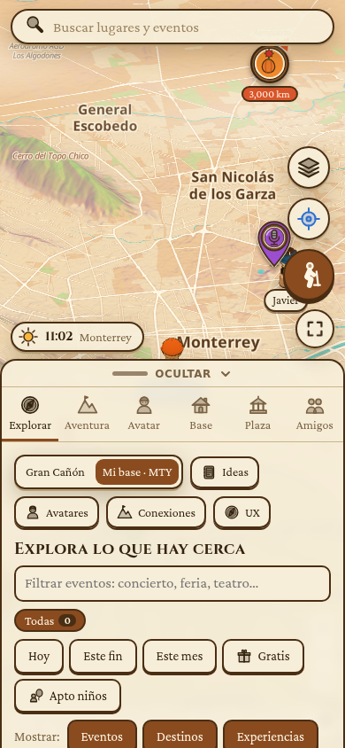 / después: una sola fila de buscador y columna del pulgar